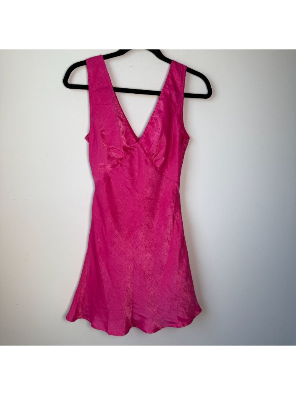 PEPPERMAYO Audrey Vintage Slip Dress NWT Satin Magenta Size US 2 Party